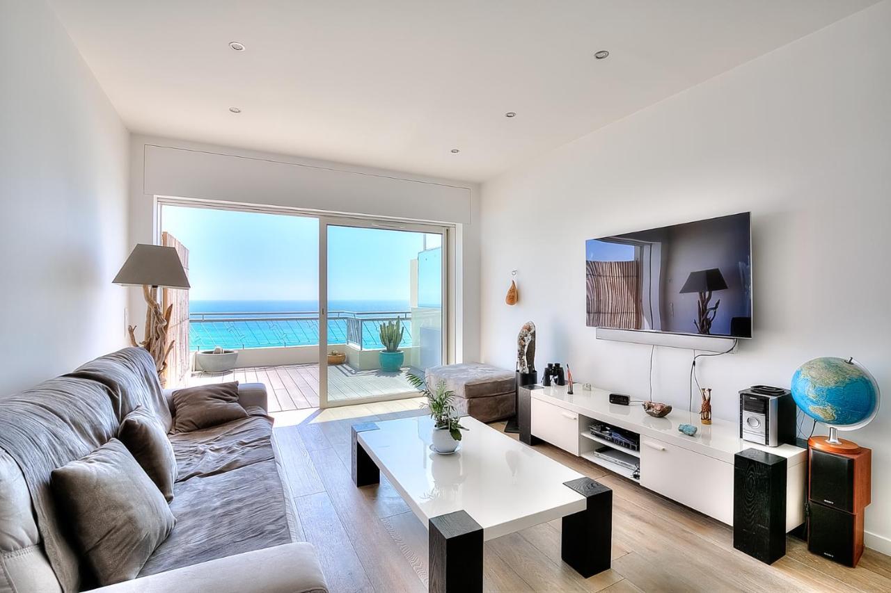 Le Florentina, Dernier Etage Avec Terrasse, Vue Sur La Baie Des Anges Apartment Nice Exterior photo